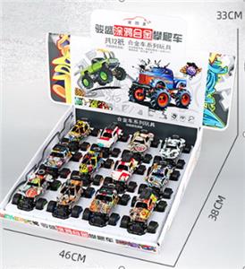 12只涂鸦攀爬合金车 - OBL10085711