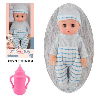 12寸公仔洋娃娃会喝水尿尿带奶瓶吹瓶身 - OBL10096808