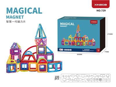(GCC)建筑系列磁力片 (大尺寸磁力片)(106PCS) - OBL10097148