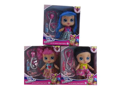 10寸开窗盒实身肥童 (灯光音乐身体加医具吸塑配件）闪耀精灵娃娃 - OBL10101249