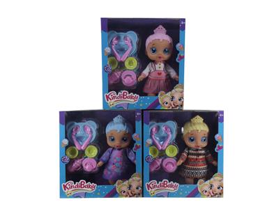 10寸开窗盒实身肥童 (灯光音乐身体加餐具吸塑配件） 肯迪娃娃 - OBL10101252