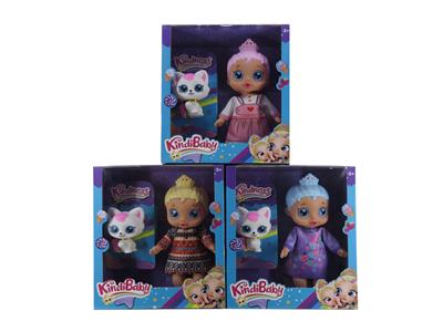 10寸开窗盒实身肥童 (灯光音乐身体加动物） 肯迪娃娃 - OBL10101253