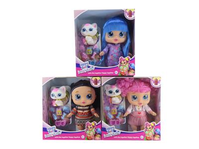 10寸开窗盒实身肥童 (灯光音乐身体吸塑配件加动物）闪耀精灵娃娃 - OBL10101254