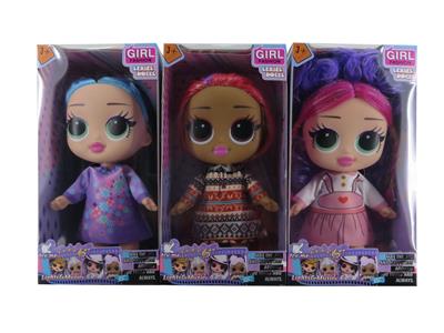 10寸单只装展示盒实身肥童 （带 灯光 音乐）惊喜娃娃 - OBL10101263