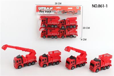 回力消防车4只装 - OBL10102267