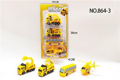 回力工程车4只装 - OBL10102275