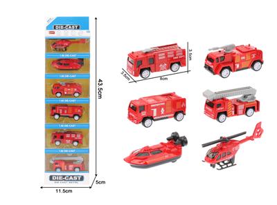 1:60回力军事车模型（6只装） - OBL10102325