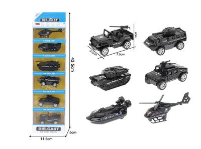 1:60回力消防车模型（6只装） - OBL10102327