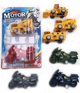 回力摩托车+回力工程车 - OBL10105408