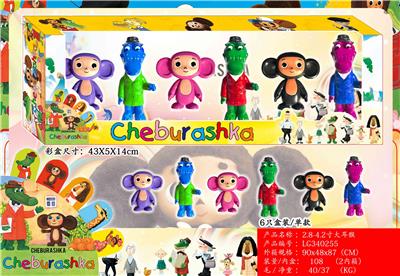 2.8-4.2寸大耳猴 6只盒装/1款 - OBL10106805