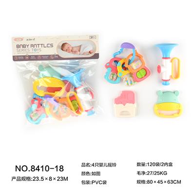 4只婴儿摇铃 - OBL10110423