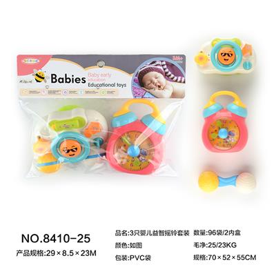 3只婴儿益智摇铃套装 - OBL10110430