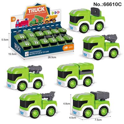 卡通回力军事车（12PCS） - OBL10111818