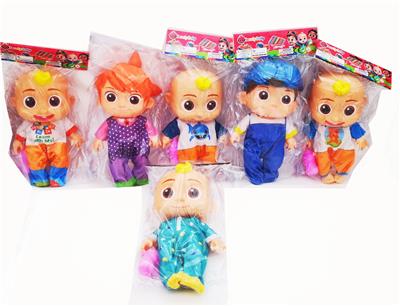 10寸搪胶cocomelon西瓜校巴带音乐 - OBL10112808