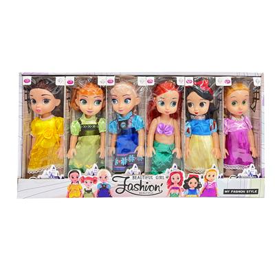 12寸空身迪士尼沙龙公主6只装（带音乐） - OBL10115280