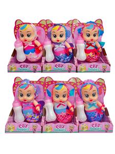 8寸搪胶手空身美人鱼哭泣娃娃（带音乐） - OBL10115302