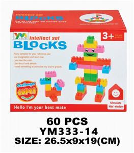 益智积木彩盒60PCS - OBL10115398