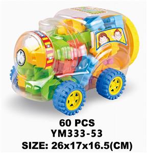 罐装积木火车60PCS - OBL10115435