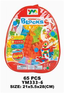 袋装积木大书包65PCS - OBL10115439