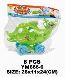 袋装海豚惯性智力积木8PCS - OBL10115522