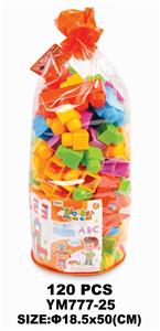 圆形拉线手提袋积木120PCS - OBL10115542