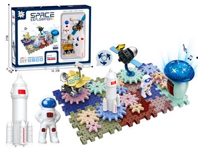 太空系列-火星探测航天齿轮积木
科教益智
（电动、音乐、灯光） 47PCS - OBL10115768