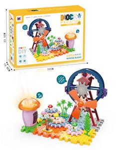 摩天轮齿轮积木乐园科教益智
（电动、音乐、灯光） 63PCS - OBL10115773