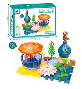 恐龙齿轮积木乐园科教益智
（电动）32PCS - OBL10115780
