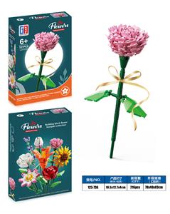 益智女孩花艺积木康乃馨        （101PCS）（可4款混装） - OBL10117481