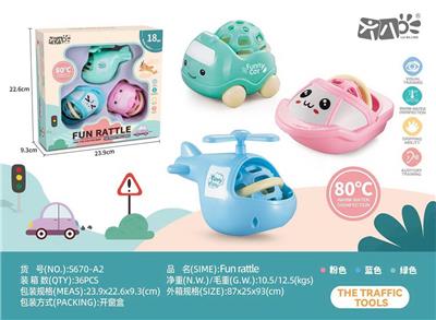 婴儿牙胶摇铃交通系列 - OBL10123946