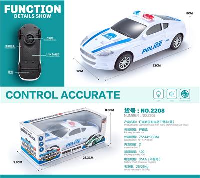 灯光音乐万向马丁警车 - OBL10124726