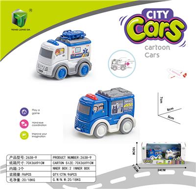 回力救护车,警车组合 - OBL10127394