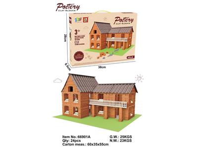 小小泥瓦匠积木/气派洋楼(477PCS) - OBL10131353