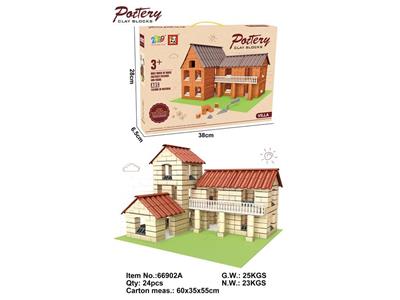小小泥瓦匠积木/古典别墅(460PCS) - OBL10131354