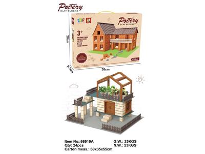 小小泥瓦匠积木/天台阳光房(142PCS） - OBL10131362