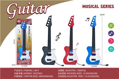 UV印42cm摇滚吉他（3色混装） - OBL10133322