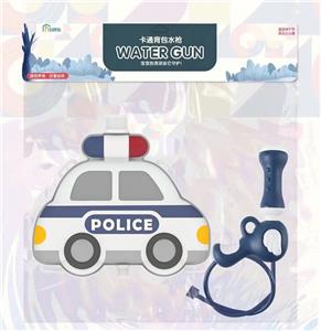 卡通警车背包水枪 - OBL10134693