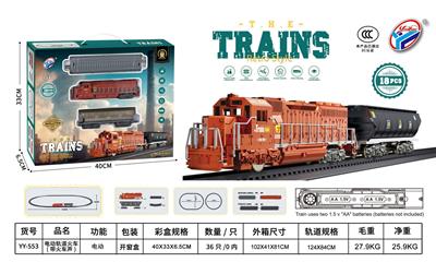 电动轨道火车（带火车声，18 PCS） - OBL10141607