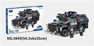 特警巡逻车 430PCS - OBL10150428