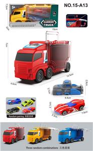 方头小收纳车+AB车仔1只+弹射器（3色混装） - OBL10160152