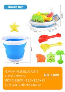 沙滩伸缩桶玩具 - OBL10160742