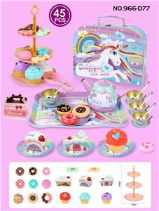 过家家独角兽甜品塔茶具 - OBL10161085