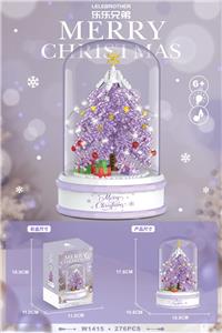 透明紫圣诞树 276PCS - OBL10161540