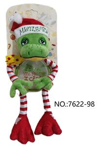 毛绒万圣节绿青蛙背包玩偶，带透明身体（可装糖，可收纳） - OBL10163123