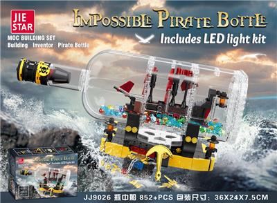 瓶中瓶【含LED灯光件】 852PCS - OBL10163365