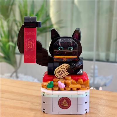 招财猫（黑色） - OBL10170499