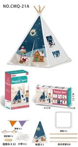 3D圣诞老人印第安帐篷 - OBL10171566