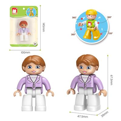 大颗粒积木公仔/婶婶/妈妈 - OBL10175654