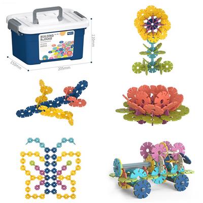 DIY拼装雪花片积木200PCS /中号厚款3.0/莫兰迪色系 - OBL10175811