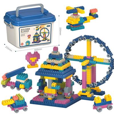 DIY拼装颗粒积木600PCS/莫兰迪色系 - OBL10175817